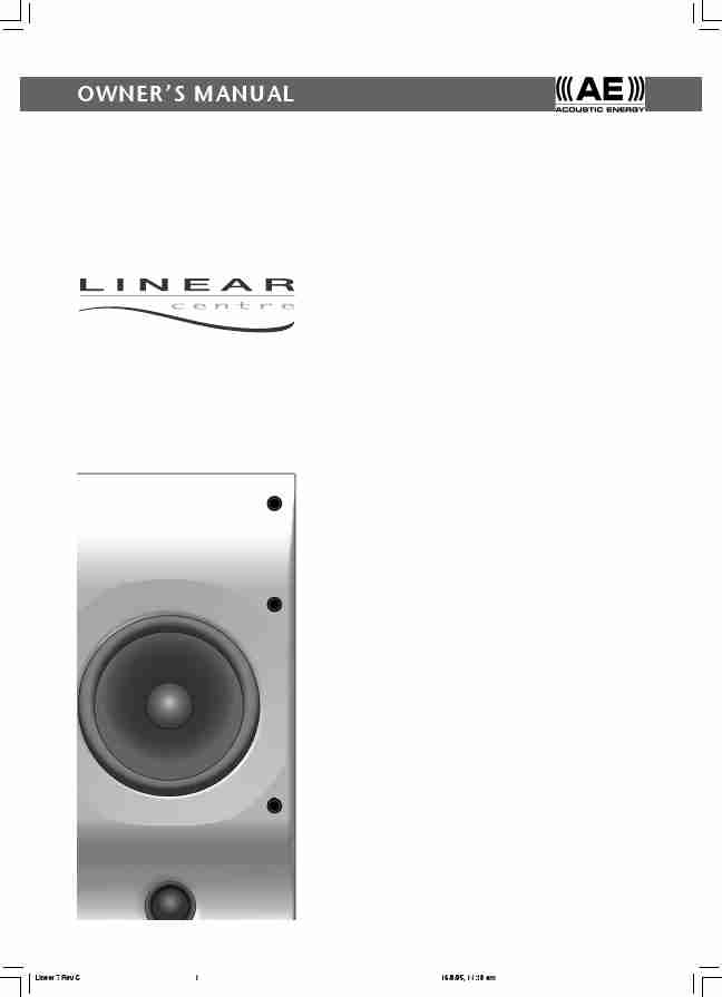 Acoustic Energy Speaker System Linear Centre-page_pdf